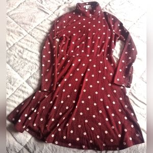 NWOT Monteau dress polka dot
